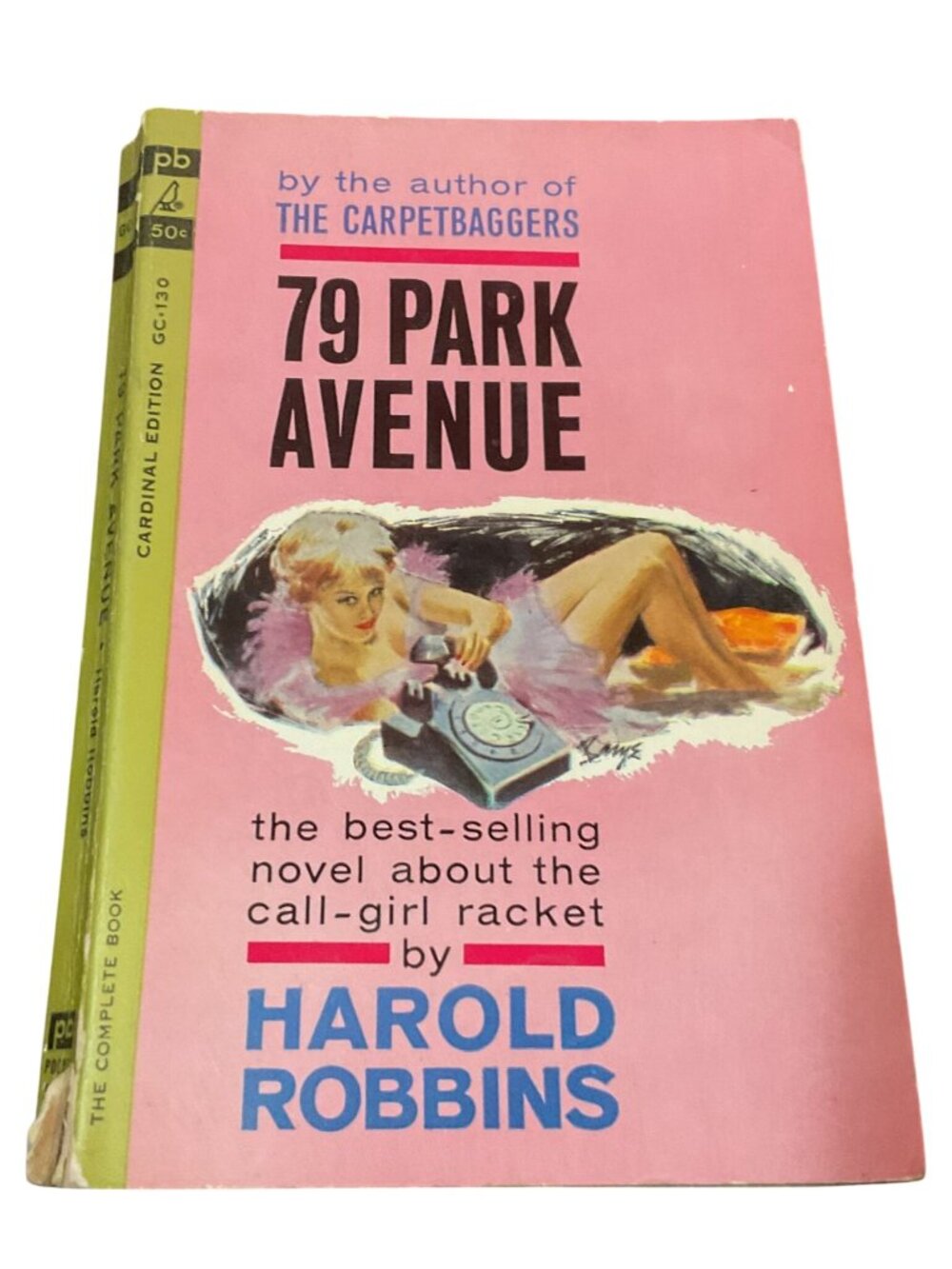 Vtg Harold Robbins 79 Park Avenue 1963 Paperback Pocket Books Cardinal Edition